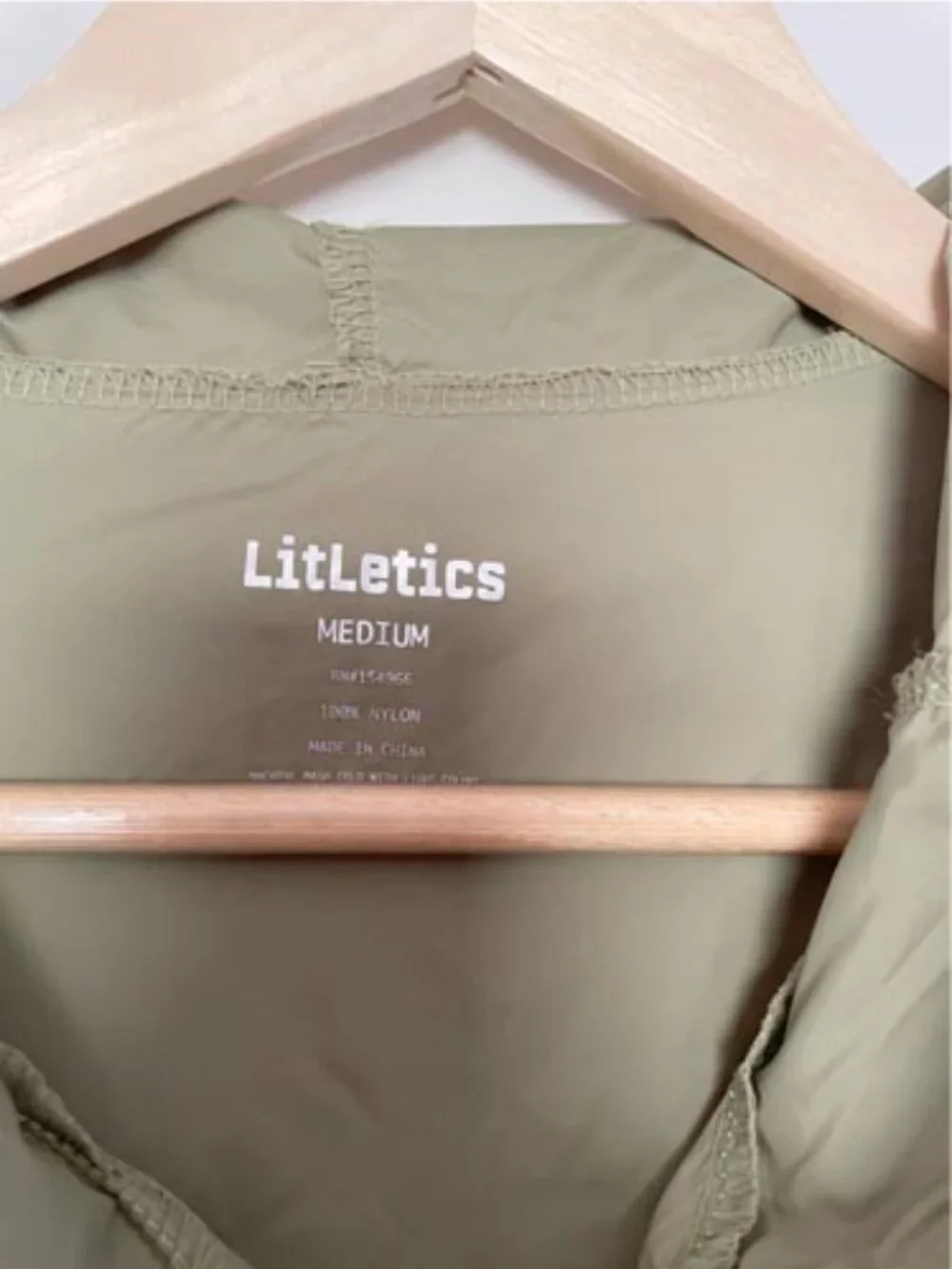Women’s Olive 2-Piece Windbreaker Set | Hooded Zip Jacket & Dolphin Shorts